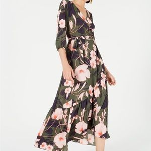 Bar III maxi wrap dress